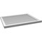 Ekena Millwork Vertical Surface Mount PVC Gable Vent w/ 2"W x 2"H , Brickmould Sill Frame, 38"W x 30"H GVPVE38X3003SN - alternate 2